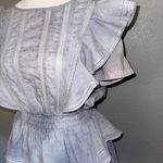 Love Shack Fancy  Natasha Dress Washed Denim Size Small Photo 1