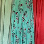 Torrid Floral Green Sleeveless Dress Photo 2