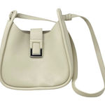 Miztique Chic Cream Faux Leather Shoulder Bag with Silver Accents Classic Tan Photo 0