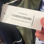 Reformation  Kailyn Silk Dress Midi Artichoke Green XL Photo 6