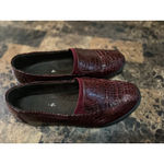 Easy Street  Patent Leather Crocodile Flats Loafers Slip-On Shoe Photo 4