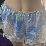 Oscar de la Renta  Lingerie Blue and Green Floral Shorts Photo 5