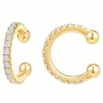 Sterling Silver BNIB - Ear Cuff - 925  - 14K Gold Plated. Photo 0