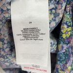 Bedhead Floral Pajama Button Front PJ Shirt 2X Purple Photo 5