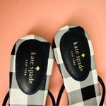 Kate Spade Black and White Checkered Women's Sandals Photo 4