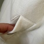 prAna Darby Jacket White One Button Swing Style Hooded Jacket Sweatshirt Sz M Photo 6