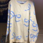 Arula bow sweater Blue Size 2X Photo 3