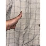 Madewell Dorset Blazer Windowpane Size S Minimalist Oversized Linen Photo 3