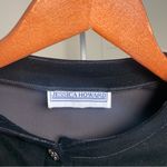 Jessica Howard Black Velvet Long Sleeve Cropped Cardigan Sweater Size Medium Photo 8