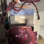 A New Day Fall Floral Crossbody Bag - Purple and Red Photo 1