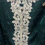 Scott McClintock vintage top forest green embroidered top Photo 2