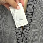 Foxiedox  Blazer‎ Jacket Womens 4 Gray Plaid Shawl Lapel Patchwork Lined Business Photo 3