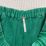 Free People  Kelky Green Terry Knit Shorts Size S Photo 7