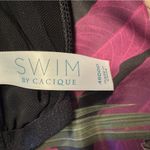 Cacique  Swim Floral Bikini Top 46DDD / 46F NWOT Photo 1