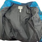 Chico's Sapphire Blue Deepwater Beaded Embroidered Brocade Dress Coat Photo 3