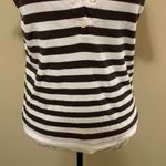 Cato Brown & White Striped Small Hoodie Top Photo 8