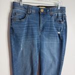 Democracy  Ab Solution Straight Leg Jean Distressed Size 12 Stretch Casual Comfy Photo 5