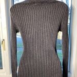 Apostrophe Gray Ribbed Long Sleeve Turtleneck Size Medium Photo 1
