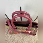 Gucci Soft GG Supreme Monogram Blooms Top Handle Bag Beige Multicolor Dry Rose Photo 2