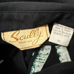 Vintage Scully Women’s Western Shirt Parrot Embroidery Black Green Medium Photo 6