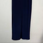 Scarlett  Women's Sequined Cowl Back Gown in Navy Size 6P Photo 6