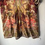 Unity Worldwear Butterfly Boho Tunic Top XL Y2K Festival Hippie Style Green Photo 2