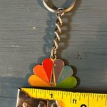 Vintage/Rare NBC Peacock Logo Keychain Red Photo 3