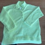 Aerie  NWT Cloud Sherpa Oversized pullover tennis ball green sz medium 24” p2p Photo 11