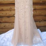 Mac Duggal 9168 Womens Blush Embellished One Shoulder Strappy Trumpet Gown Photo 10