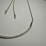 Kendra Scott  Scottie CZ Cubic Zirconia Necklace Adjustable Length Curved Bar Photo 1