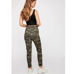 Free People  Belle Camo High Rise Skinny Jeans Size 28 Photo 1