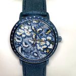 Guess Blue Willow Wildflower 36mm blue tone case Womens Watch Crystals running Photo 0