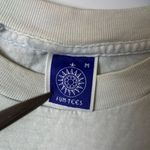 Vintage 90s Jamaica Joe's T Shirt Womens Green White Medium M USA Single Stitch Photo 4