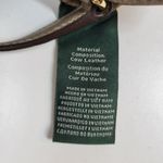 VTG Lauren RL Pebbled Cow Leather Purse 9.5" Rose Gold Silver Crossbody Bag Photo 4