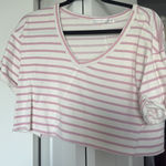 Altar'd State Pink strip altrd state top Photo 0