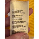 Anthropologie  Shirt Women Extra Small Yellow‎ Ribbed Knit One Shoulder Tank Top Photo 9