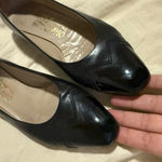 Salvatore Ferragamo  vintage Black Leather Flats Photo 0