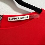 Alice + Olivia Red Verona Ruffle Dress Photo 7