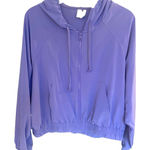 Zella Z by  Lavender Full Zip Hooded Activewear Sz L Photo 0
