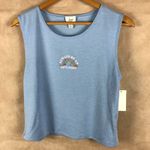 Jenni Sleepwear Blue Optimist Graphic Soft Sleep Tank NWT MEDIUM Photo 3