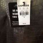 EXPRESS NWT Body Brown Contour Croc Faux Leather High Neck Thong Bodysuit Photo 7