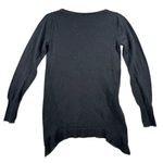 Athleta  Womens Asymmetrical Hem Long Sleeve‎ Sweater S Gray Cashmere Goth READ Photo 1