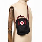 Fjallraven Kanken Black and Red Mini Unisex Backpack Photo 3