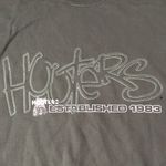 Hooters New Unisex Vintage Long Sleeve T-shirt Embroidery Gray Size XLarge  Photo 4