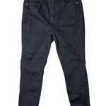 Good American  Good Waist Crop Black Denim Jeans Size 6 High Rise Comfort Stretch Photo 0