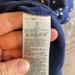 Old Navy  tie front short sleeve shirt blue white polka dot XS Photo 6