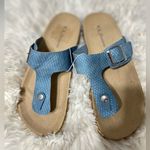 CL by Laundry  Women's Sandals in Blue with Textured Strap Photo 0