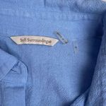 Soft Surroundings Top Women’s Small Oversized Tunic Coastal Beach Lagenlook Blue Photo 1