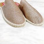 POP Amber Rose Gold Glitter Espadrille Mule Slide Size 10 New In Box Photo 5