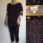 LuLaRoe  Irma XXS Origami Bird Tunic Shirt Top Photo 3